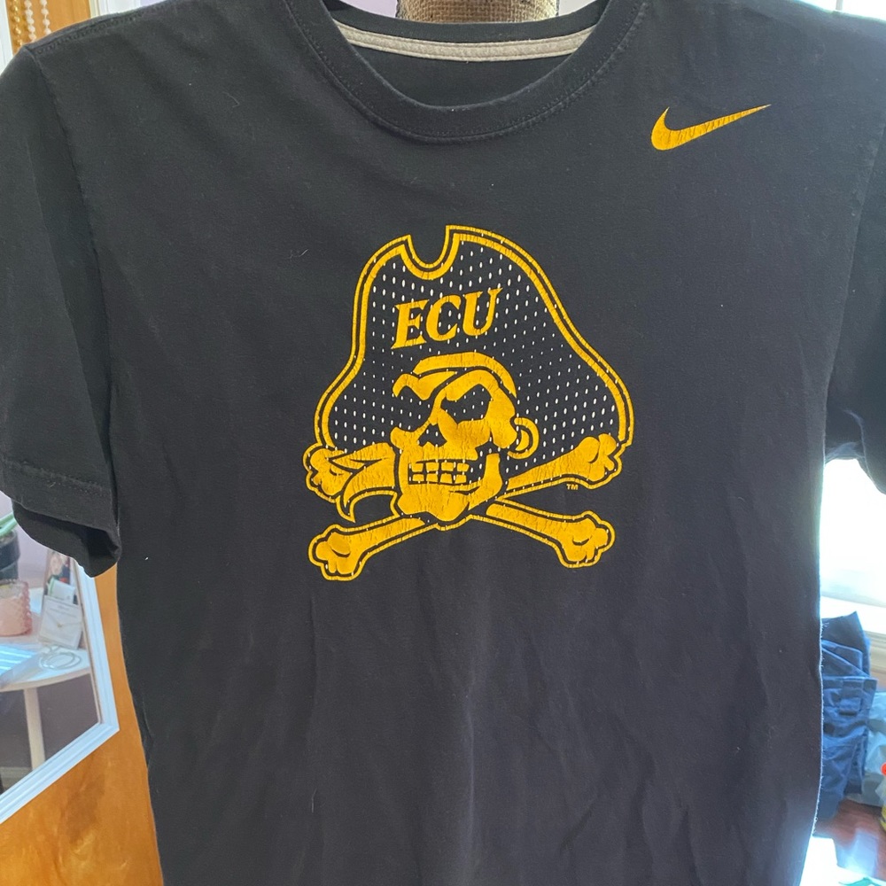 Black ECU Nike tee